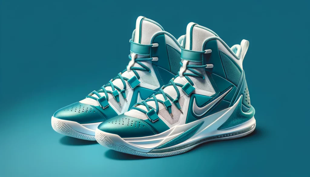 dall%c2%b7e-2024-02-15-02-20-06-create-an-image-of-a-pair-of-high-top-basketball-sneakers-the-sneakers-should-have-a-white-base-with-rich-teal-leather-overlays-the-toe-box-is-white-6478916