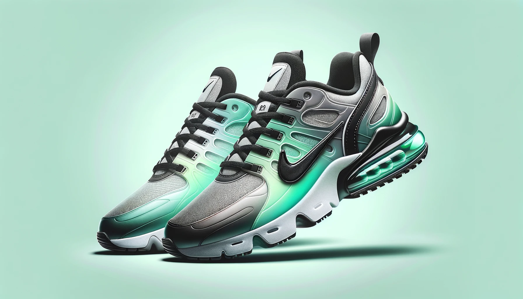 dall%c2%b7e-2024-02-15-02-30-18-create-an-image-of-a-pair-of-stylish-sneakers-the-sneakers-should-have-a-gradient-design-with-a-mint-green-mesh-upper-that-transitions-to-silver-towa-8148277