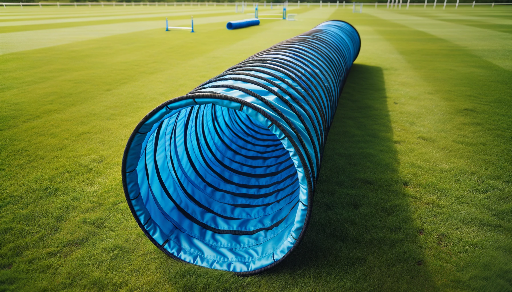 dall%c2%b7e-2024-02-15-07-42-41-a-high-definition-16_9-ratio-photograph-of-a-blue-dog-agility-tunnel-placed-on-a-grass-field-the-tunnel-is-made-of-durable-blue-fabric-with-black-r-1218048