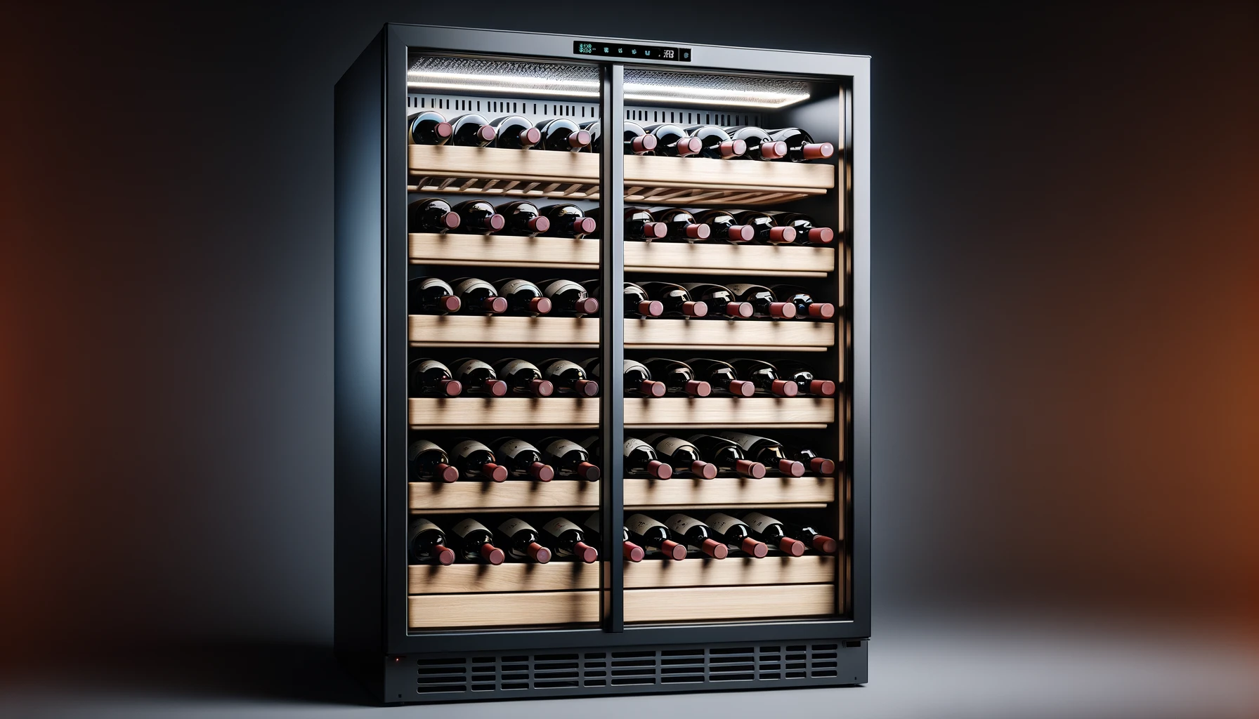 dall%c2%b7e-2024-02-15-12-18-11-a-tall-wine-cooler-filled-with-bottles-viewed-from-the-front-the-cooler-has-a-black-exterior-with-a-glass-door-showcasing-multiple-shelves-packed-w-1287754