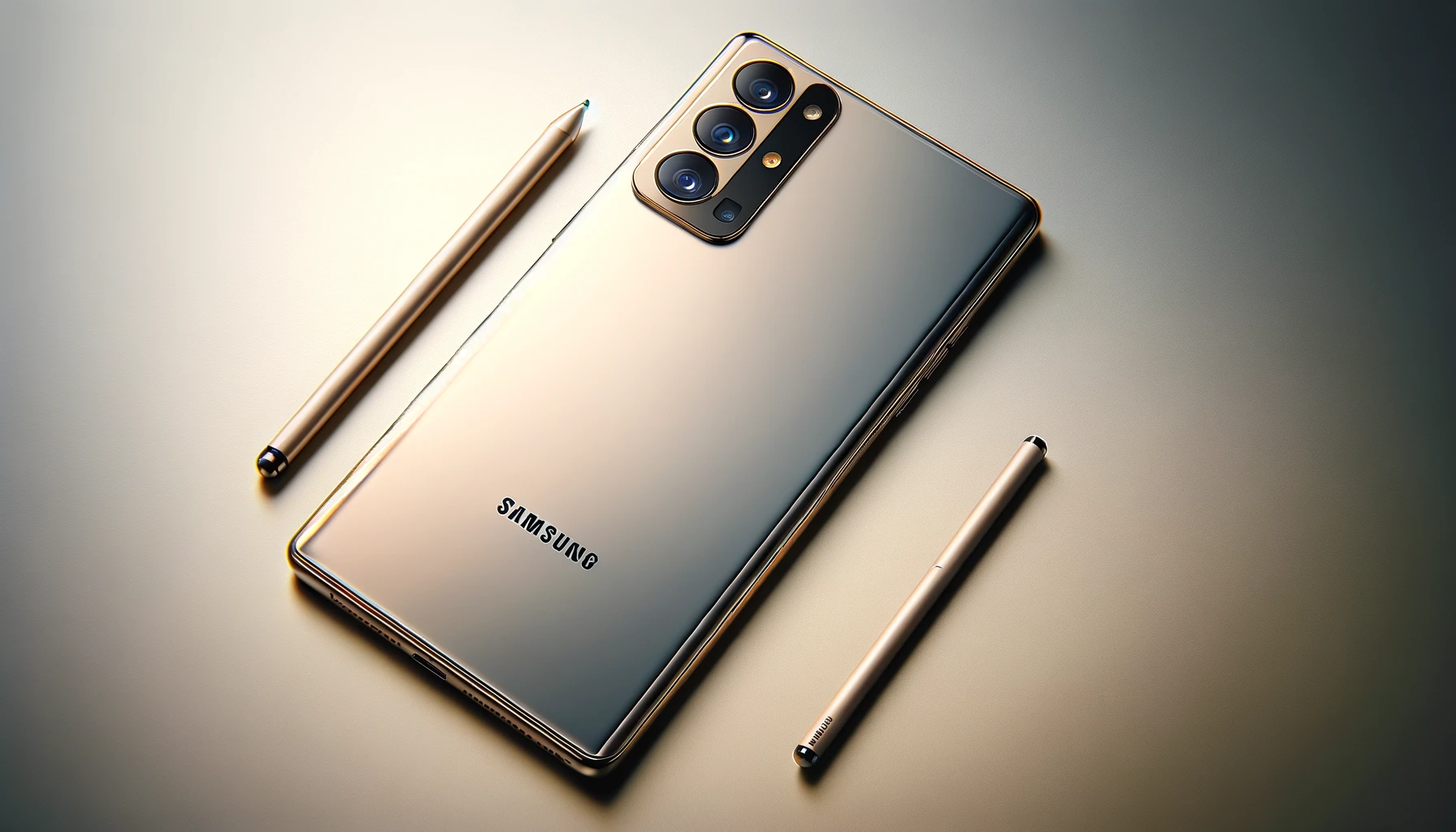 dall%c2%b7e-2024-02-15-12-50-42-an-angled-top-down-view-of-a-premium-gold-colored-smartphone-with-a-stylus-the-phone-has-a-quad-camera-setup-with-lenses-arranged-in-a-rectangular-pa-8741798