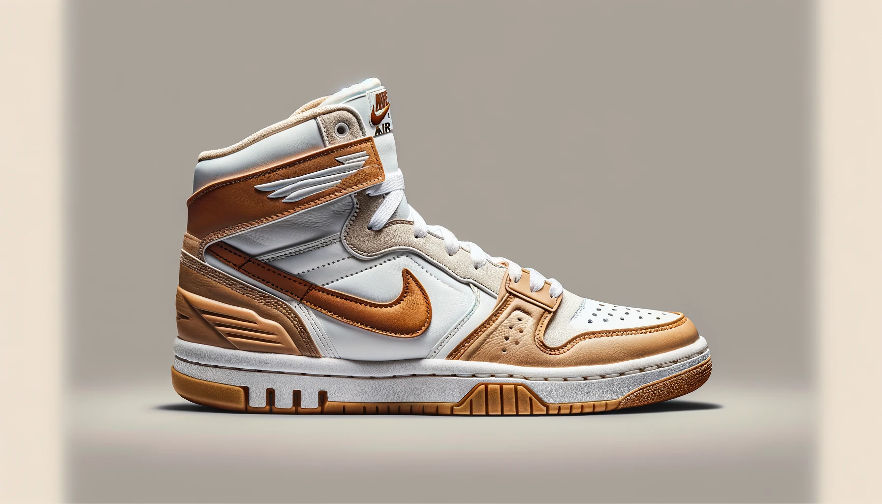 dall%c2%b7e-2024-02-15-15-08-05-a-retro-high-top-basketball-sneaker-featuring-a-white-and-tan-color-scheme-the-shoe-boasts-a-white-leather-base-with-tan-leather-overlays-it-has-pe-9894935