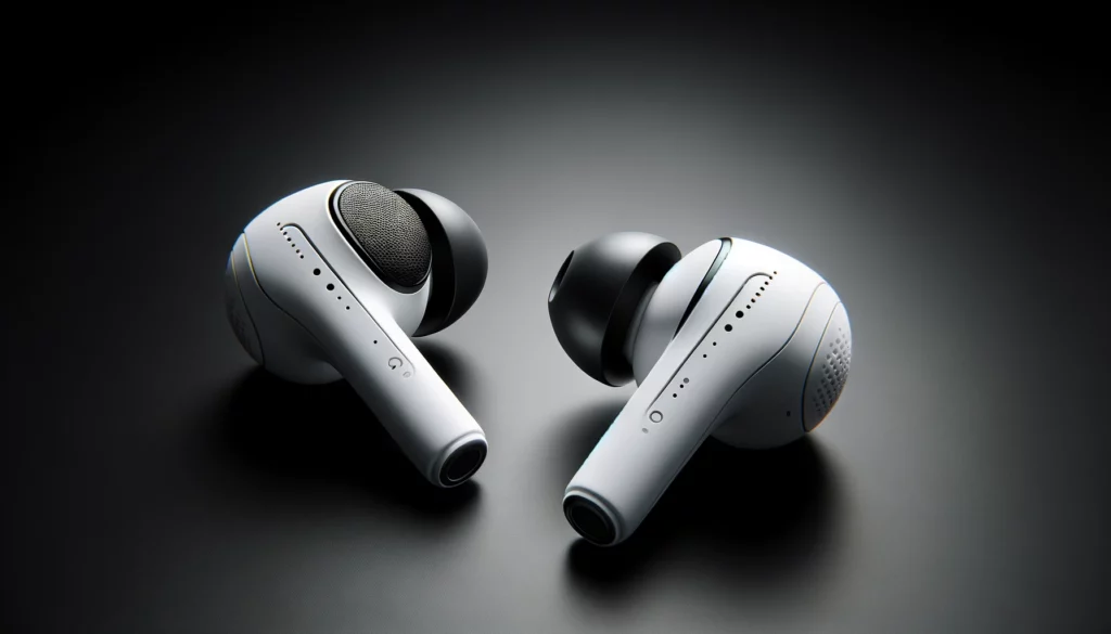 dall%c2%b7e-2024-02-15-15-55-00-a-pair-of-advanced-white-wireless-earbuds-with-a-black-acoustic-mesh-displayed-in-a-horizontal-orientation-the-earbuds-have-an-ergonomic-design-tail-6083224
