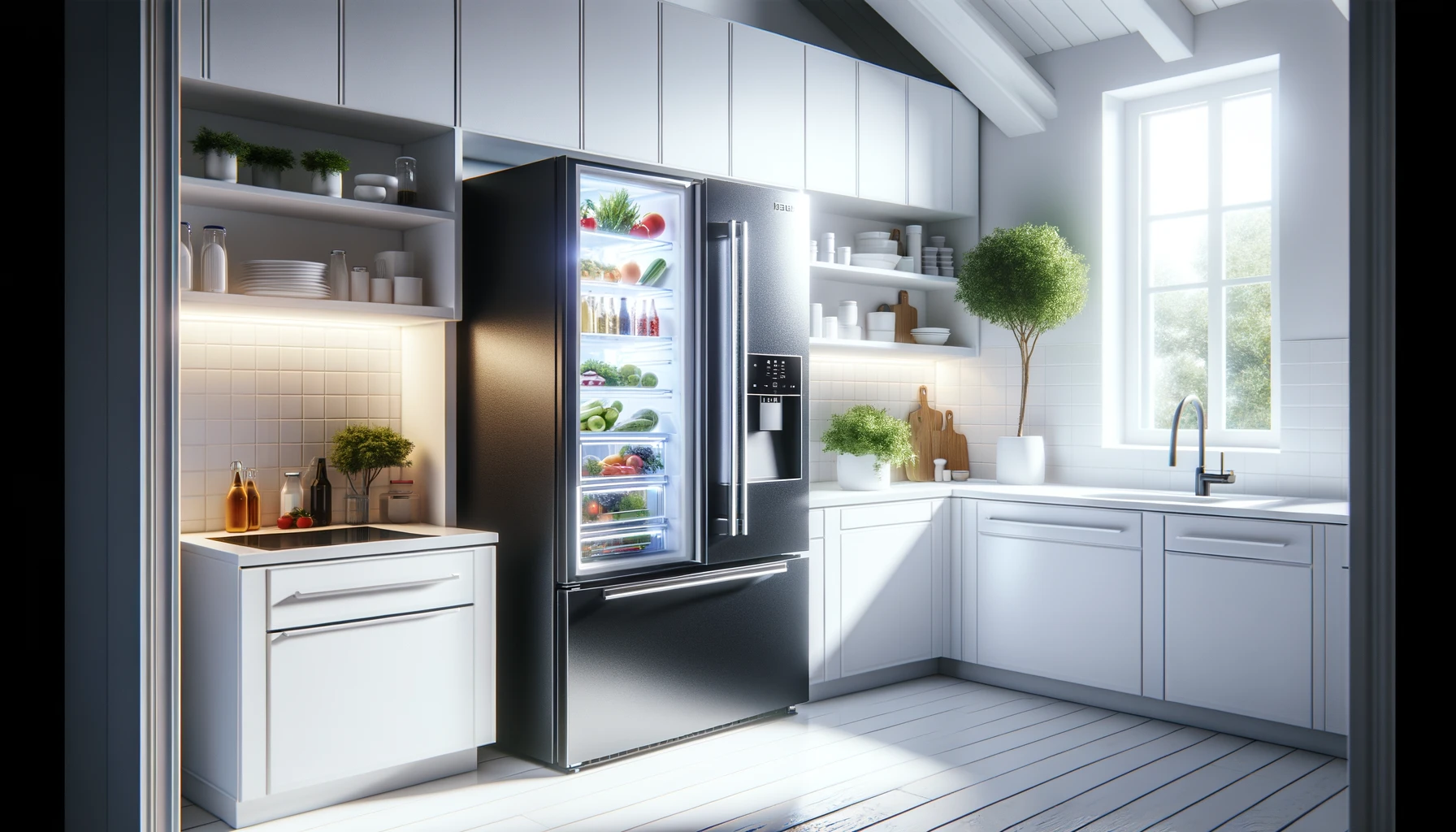 dall%c2%b7e-2024-02-15-20-48-39-a-bright-and-clean-modern-kitchen-interior-featuring-white-cabinetry-with-metallic-handles-a-white-countertop-and-a-stainless-steel-sink-with-a-high-4959110