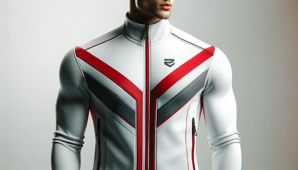 dall%c2%b7e-2024-02-16-04-41-21-a-modern-white-sports-jacket-with-a-bold-red-diagonal-stripe-across-the-chest-the-jacket-features-a-high-collar-a-dark-grey-logo-on-the-upper-right-8840548
