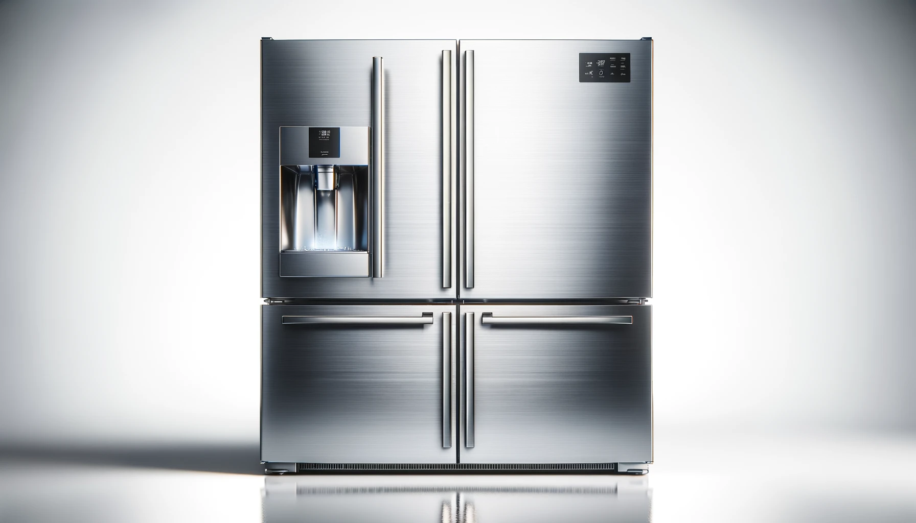 dall%c2%b7e-2024-02-16-21-05-14-an-image-of-a-modern-stainless-steel-french-door-refrigerator-isolated-on-a-plain-white-background-the-refrigerator-has-a-sleek-design-with-a-water-3512418