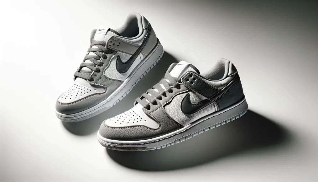 dall%c2%b7e-2024-02-17-21-41-13-a-pair-of-grey-and-white-low-top-sneakers-with-a-classic-design-on-a-plain-white-background-the-sneakers-are-side-by-side-facing-slightly-inward-to-5059866