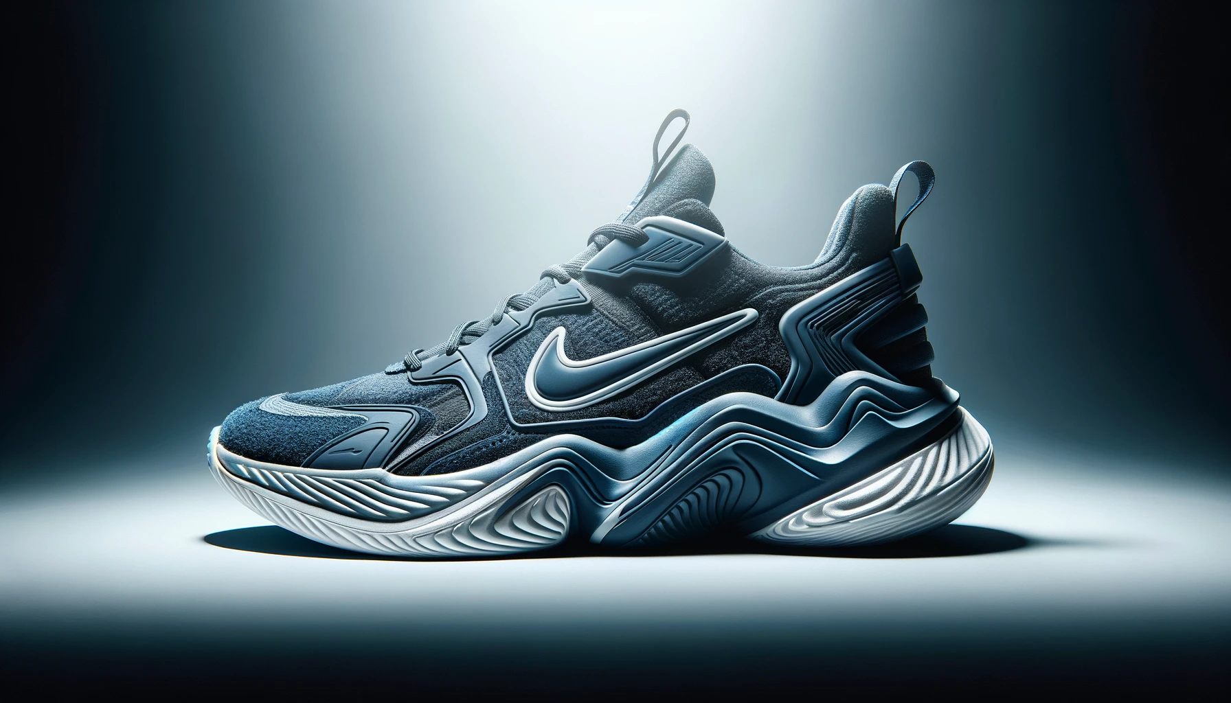 dall%c2%b7e-2024-02-18-03-35-32-a-highly-detailed-photograph-of-a-modern-sneaker-the-sneaker-is-side-viewed-highlighting-its-design-and-structure-it-has-a-textured-dark-blue-upper-9213687