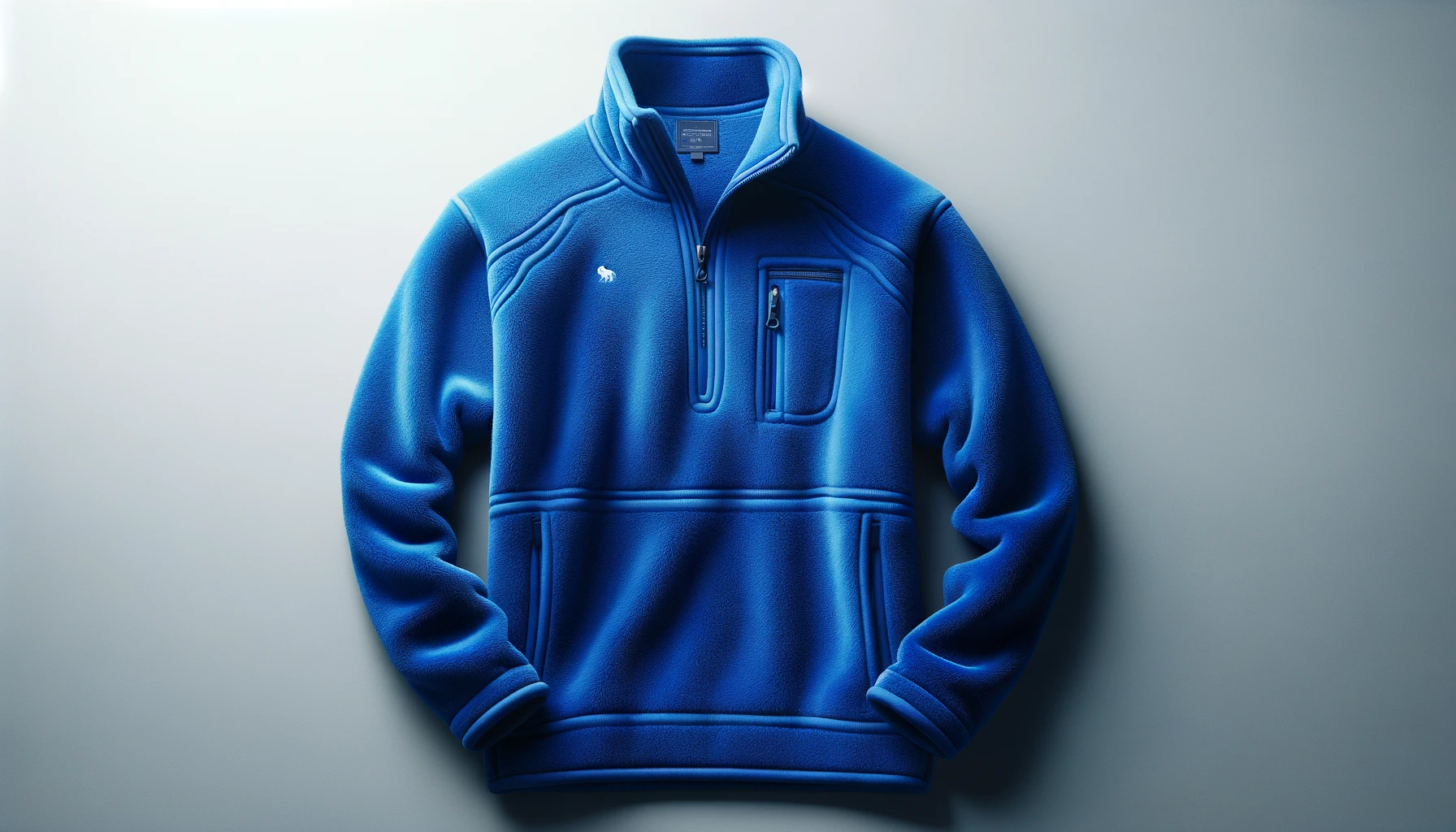 dall%c2%b7e-2024-02-20-12-46-51-a-royal-blue-fleece-half-zip-pullover-on-a-plain-background-the-pullover-features-a-high-collar-long-sleeves-and-a-kangaroo-pocket-it-has-a-small-1433621