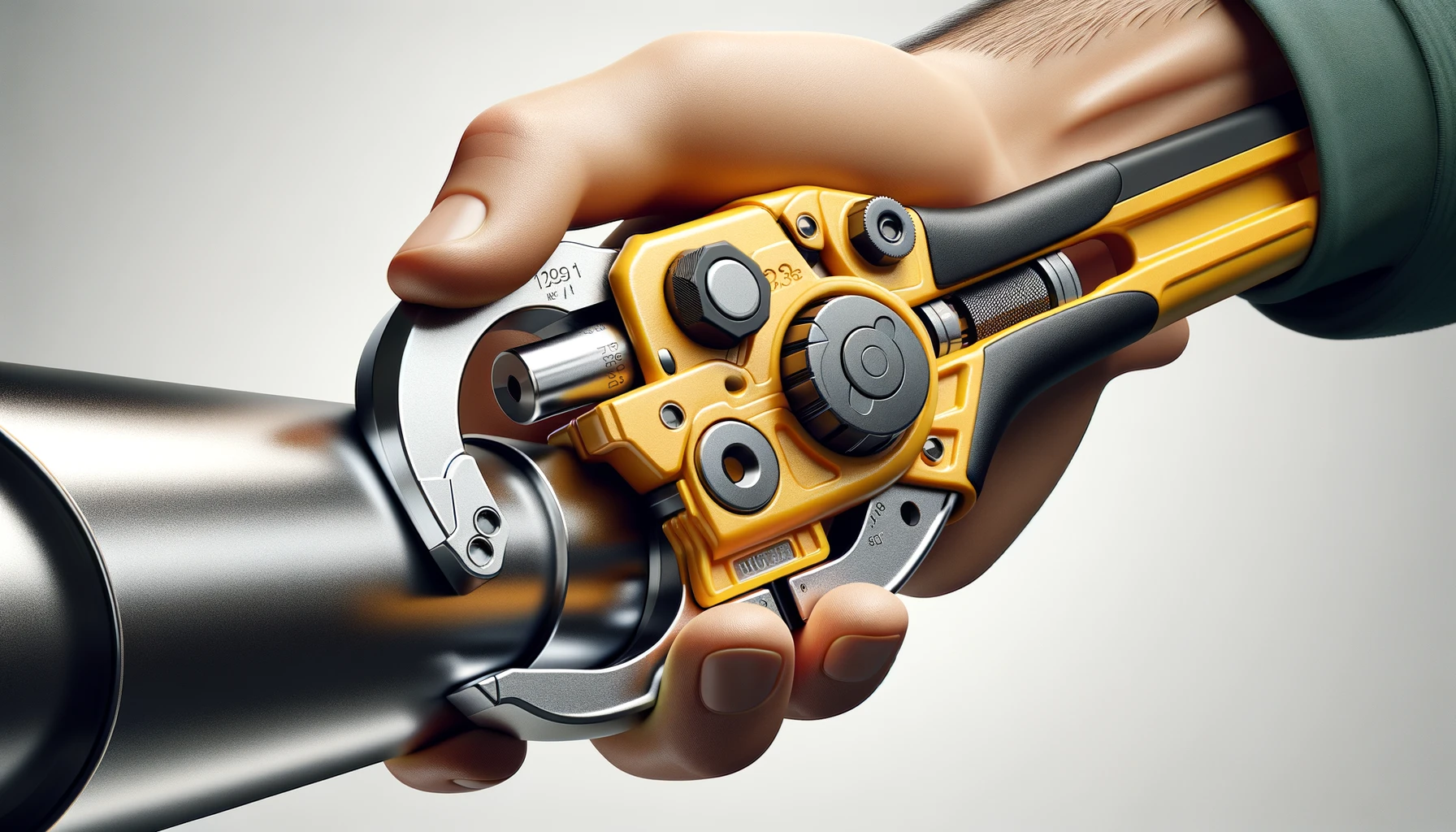 dall%c2%b7e-2024-02-20-12-48-32-a-close-up-3d-rendering-of-a-hand-holding-a-yellow-pipe-cutter-tool-with-a-metallic-silver-blade-and-black-adjustment-knob-the-hand-is-visible-in-the-4343837