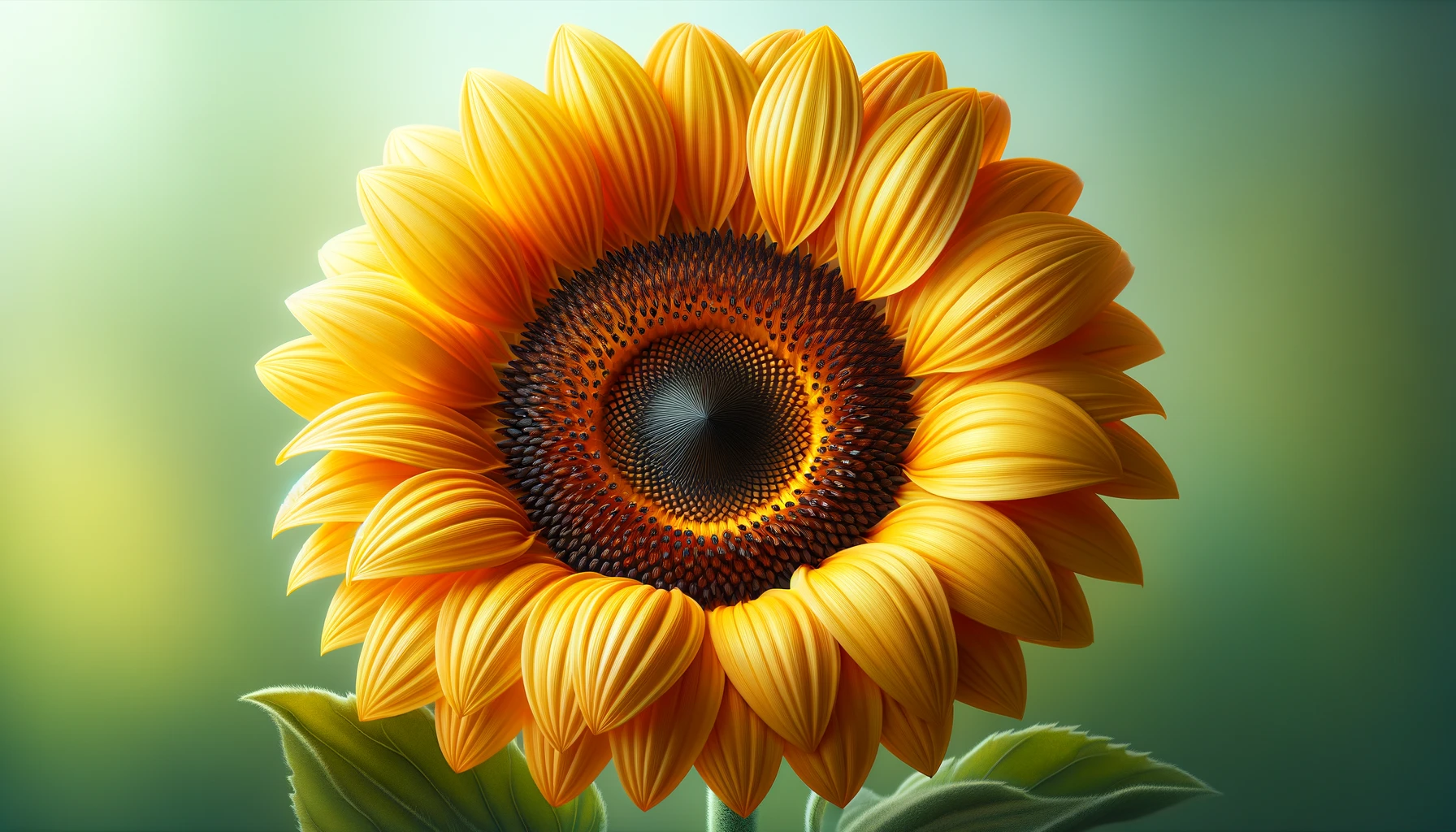 DALL·E-2024-02-23-07.10.47-A-close-up-of-a-sunflower-with-large-bright-yellow-petals-and-a-voluminous-dark-brown-center.-The-sunflower-fills-the-frame-with-a-clear-focus-on-th