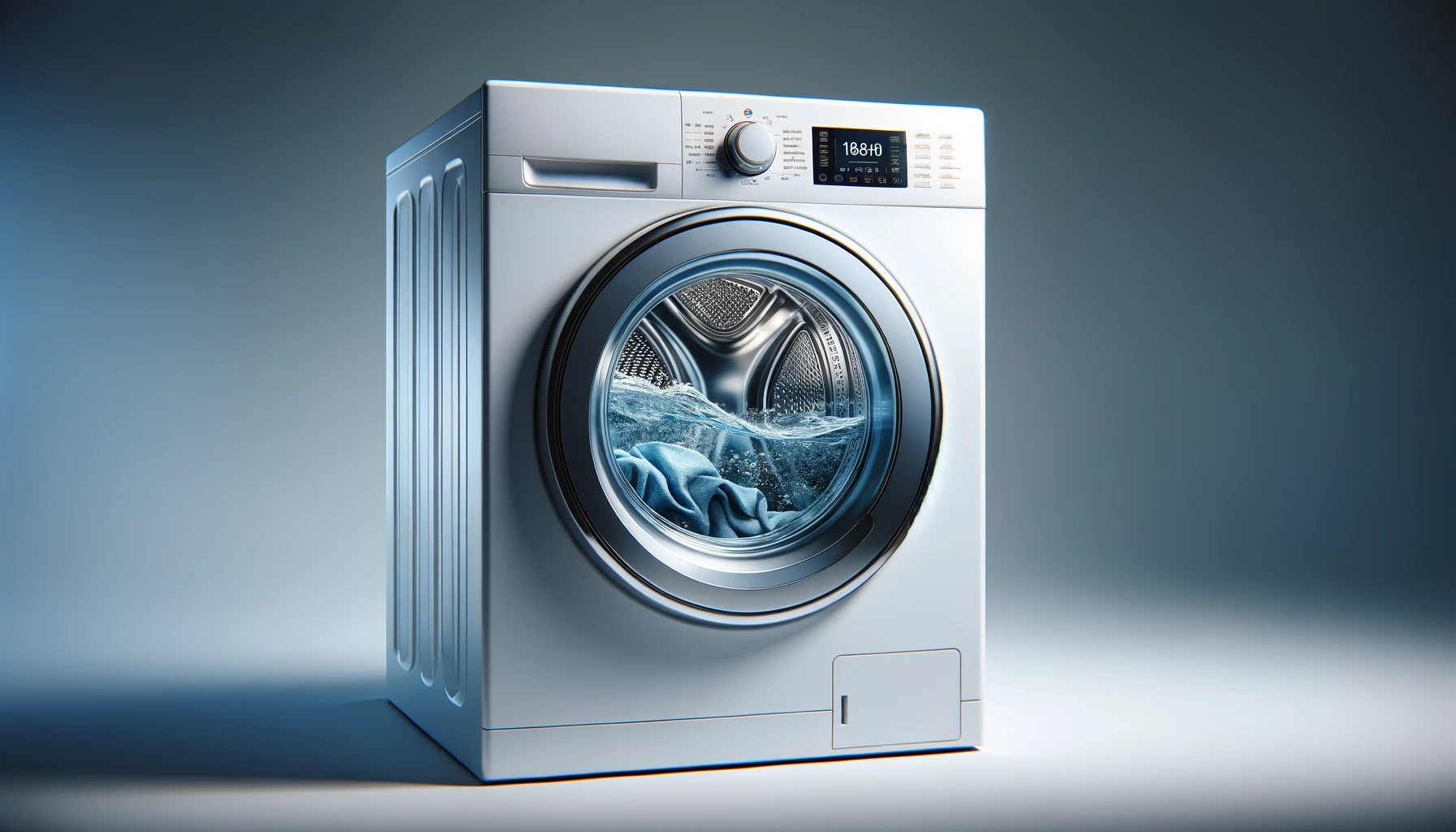 DALL·E-2024-02-26-14.09.27-Create-a-high-definition-image-of-a-modern-front-loading-washing-machine-with-a-clear-window-on-the-door-through-which-water-and-clothes-can-be-seen.-
