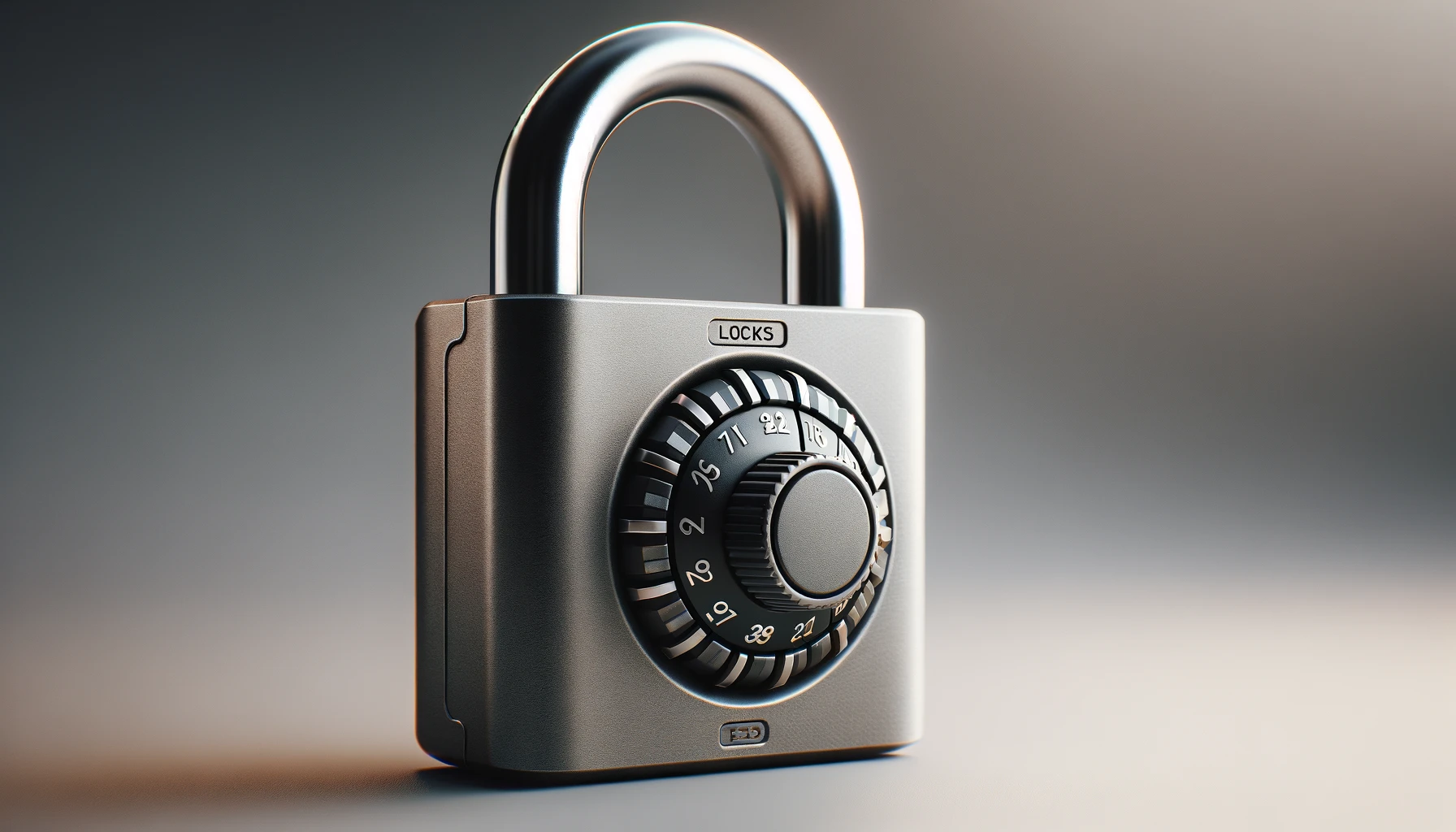 DALL·E-2024-02-28-09.38.17-A-detailed-image-of-a-modern-padlock-with-a-digital-number-combination-interface.-The-padlock-is-made-of-durable-metal-with-a-matte-grey-finish.-It-fe