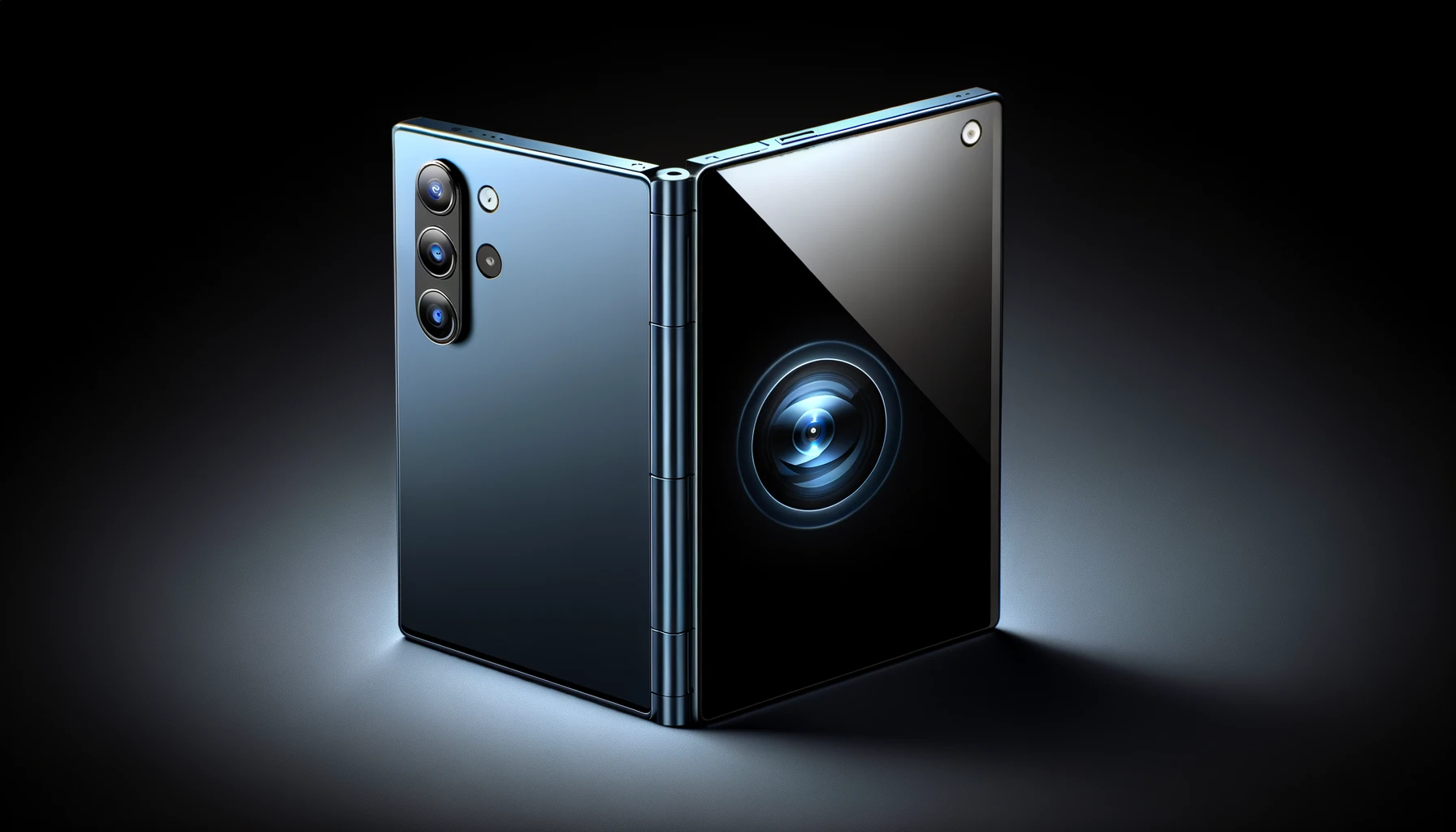 DALL·E-2024-02-29-09.25.11-Create-a-high-definition-16_9-aspect-ratio-image-that-features-two-views-of-a-modern-foldable-smartphone.-The-first-view-shows-the-device-unfolded-wi
