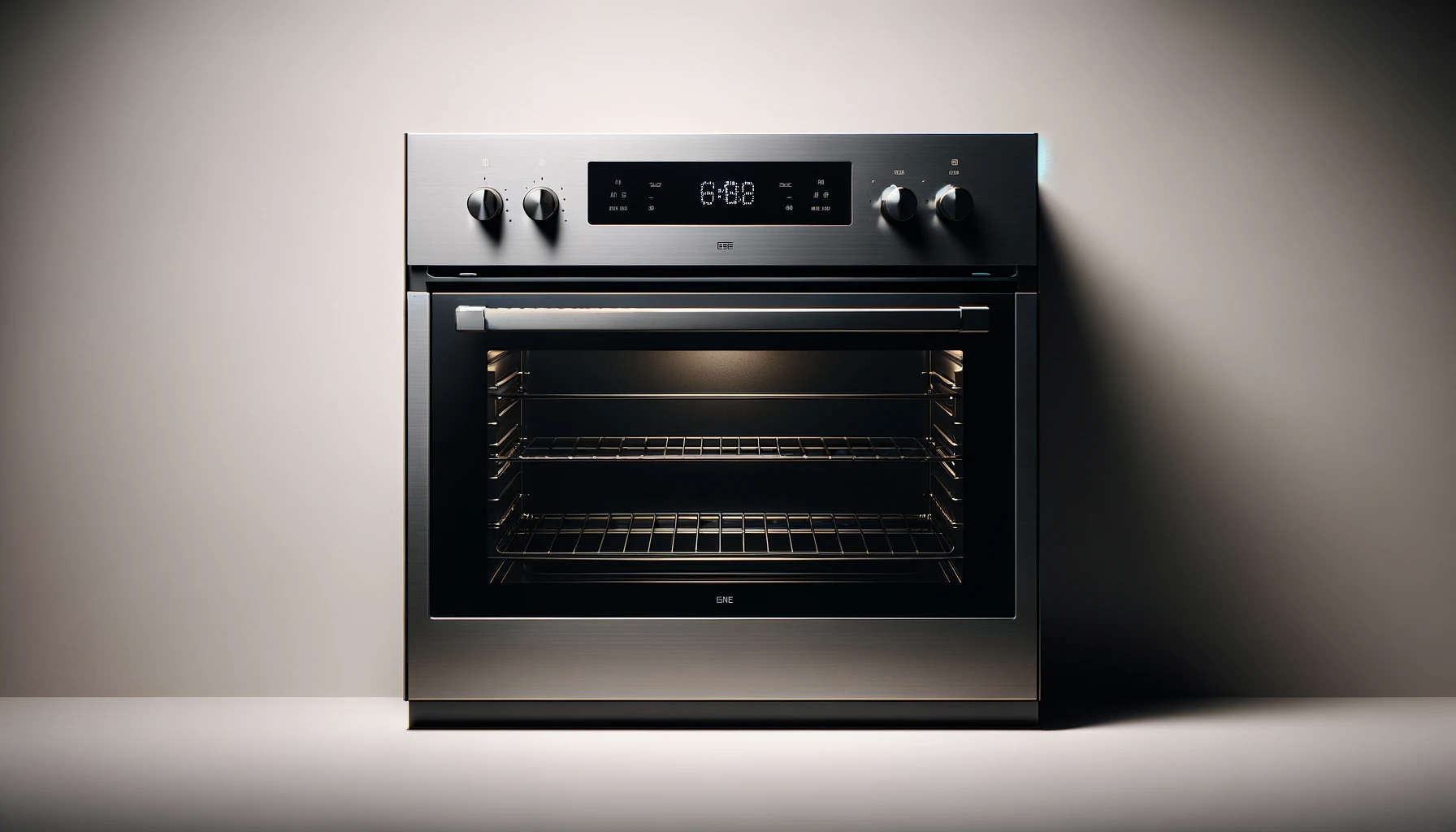 DALL·E-2024-03-01-07.16.47-A-modern-built-in-oven-with-a-black-glass-front-and-stainless-steel-trim.-The-oven-has-a-simple-yet-sophisticated-design-with-a-digital-display-for-th