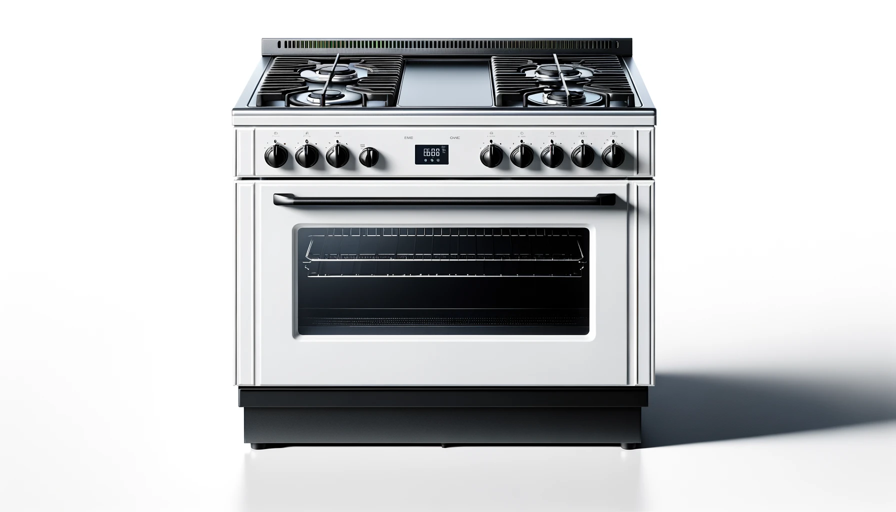 DALL·E-2024-03-01-07.31.20-Create-a-16_9-full-HD-image-of-a-standalone-electric-kitchen-range.-The-range-should-be-front-facing-with-a-white-finish-and-contrasting-black-detail