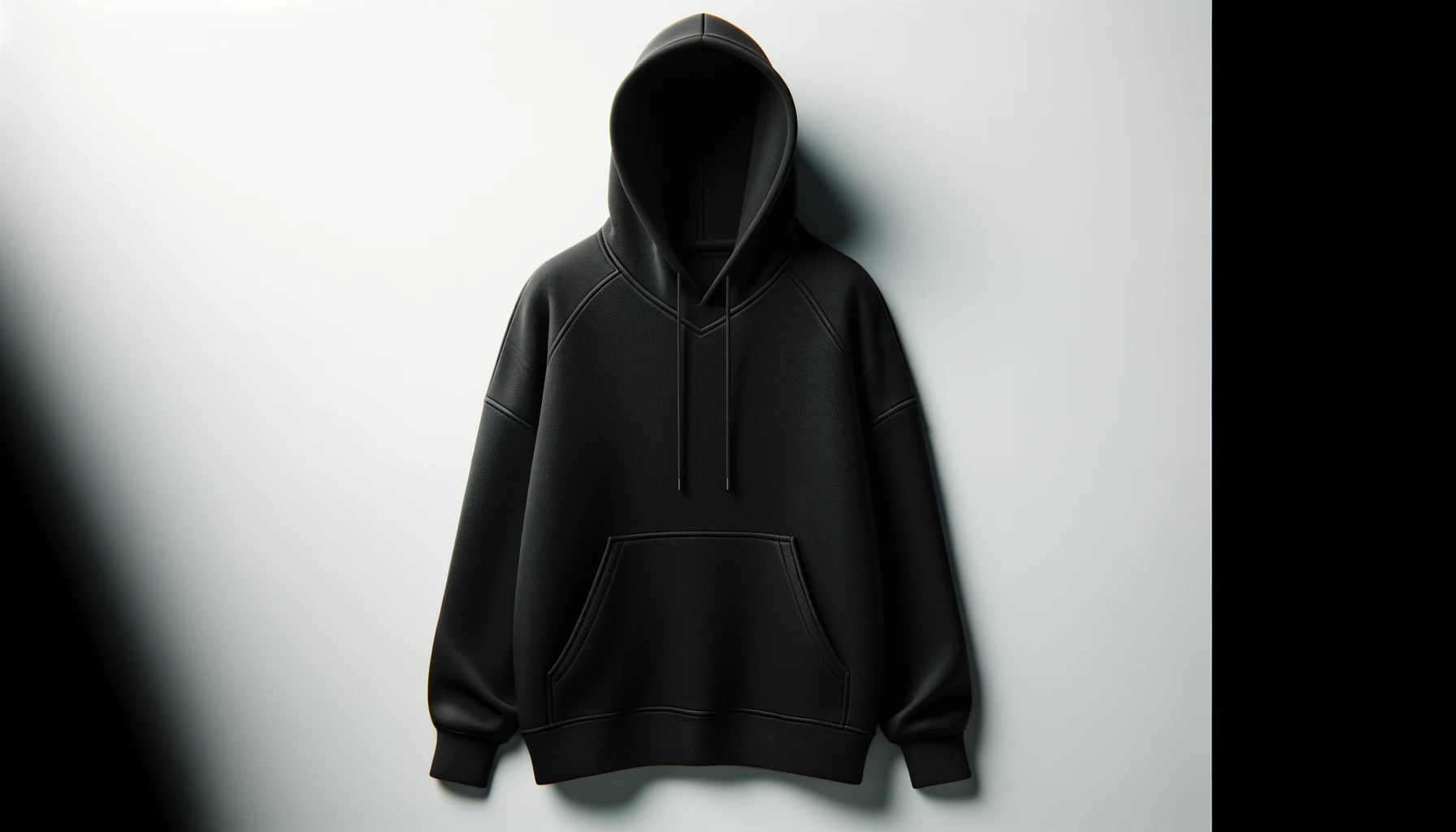 DALL·E-2024-03-09-20.32.49-Image-of-a-casual-black-hoodie-for-women.-The-hoodie-is-displayed-from-the-front-view-with-a-straight-pose-on-a-plain-white-background.-It-features-a-