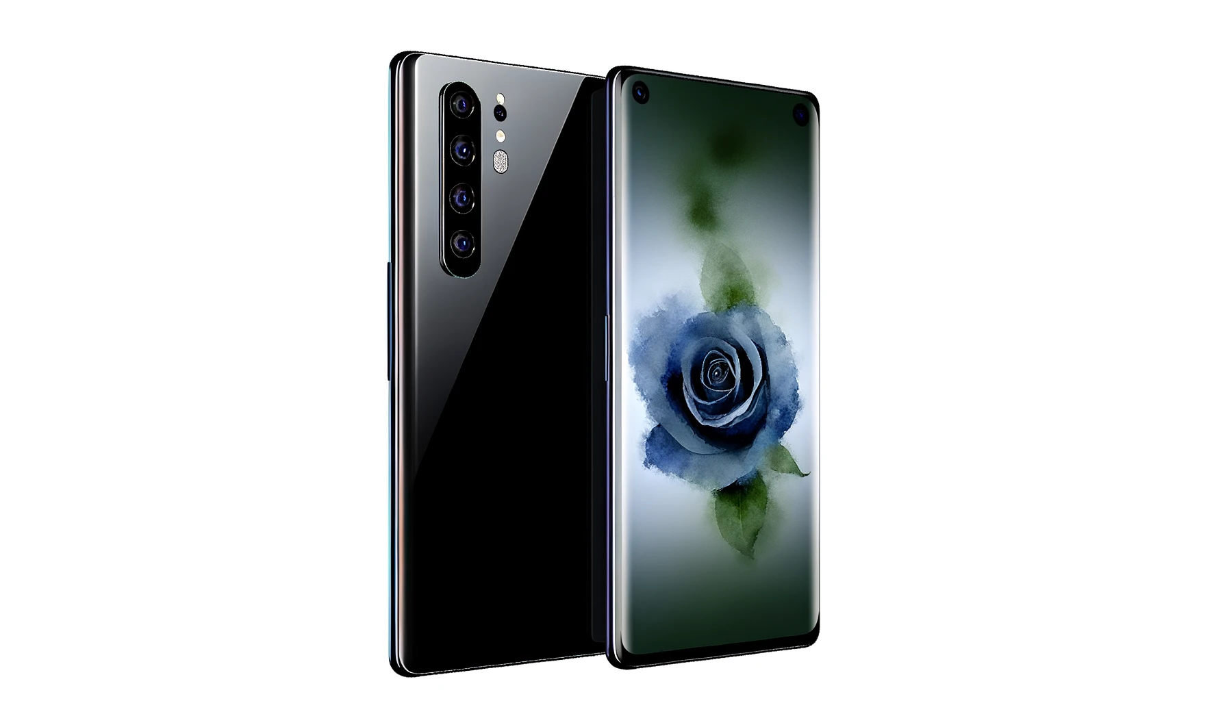 DALL·E-2024-03-18-09.40.05-A-sophisticated-smartphone-with-a-glossy-black-finish.-On-its-back-it-has-a-triple-lens-camera-array-aligned-vertically-on-the-upper-left-side-with-a