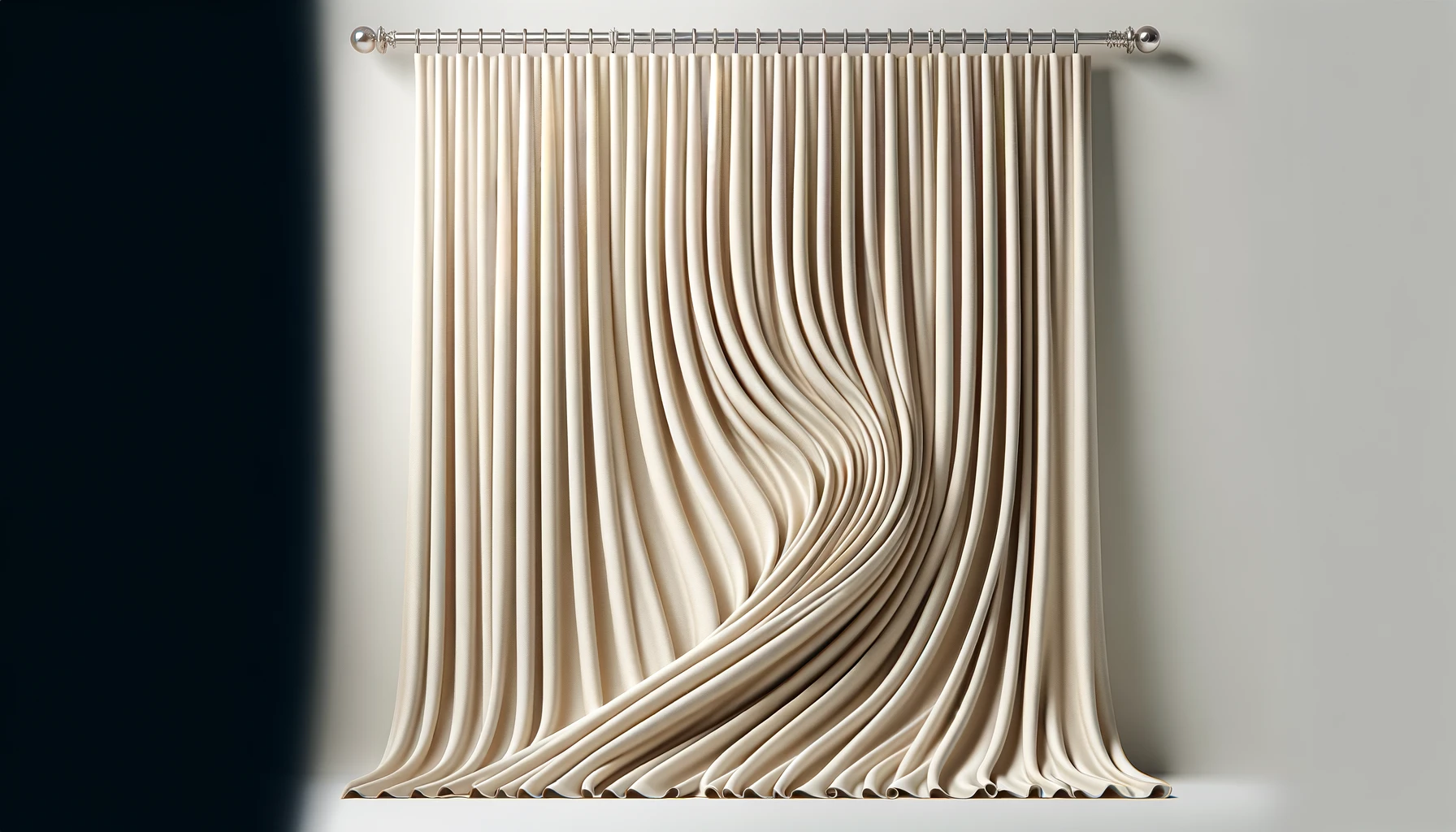 DALL·E-2024-03-19-11.51.52-Create-a-wide-image-of-a-creamy-beige-curtain-with-a-smooth-texture-hanging-from-a-metallic-rod-with-shiny-silver-eyelets.-The-curtain-should-exhibit-