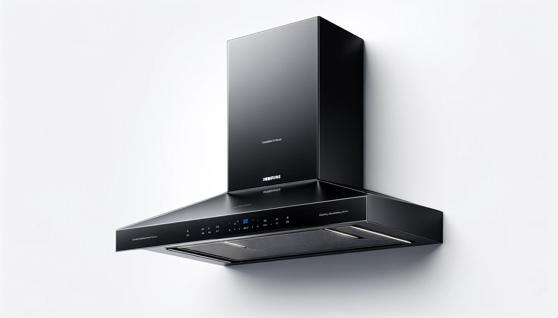 DALL·E-2024-03-19-15.13.04-Image-of-a-modern-decorative-kitchen-hood-Samsung-model-NK36M7070VB-on-a-white-background.-The-hood-has-a-powerful-extraction-capacity-of-729m³_h