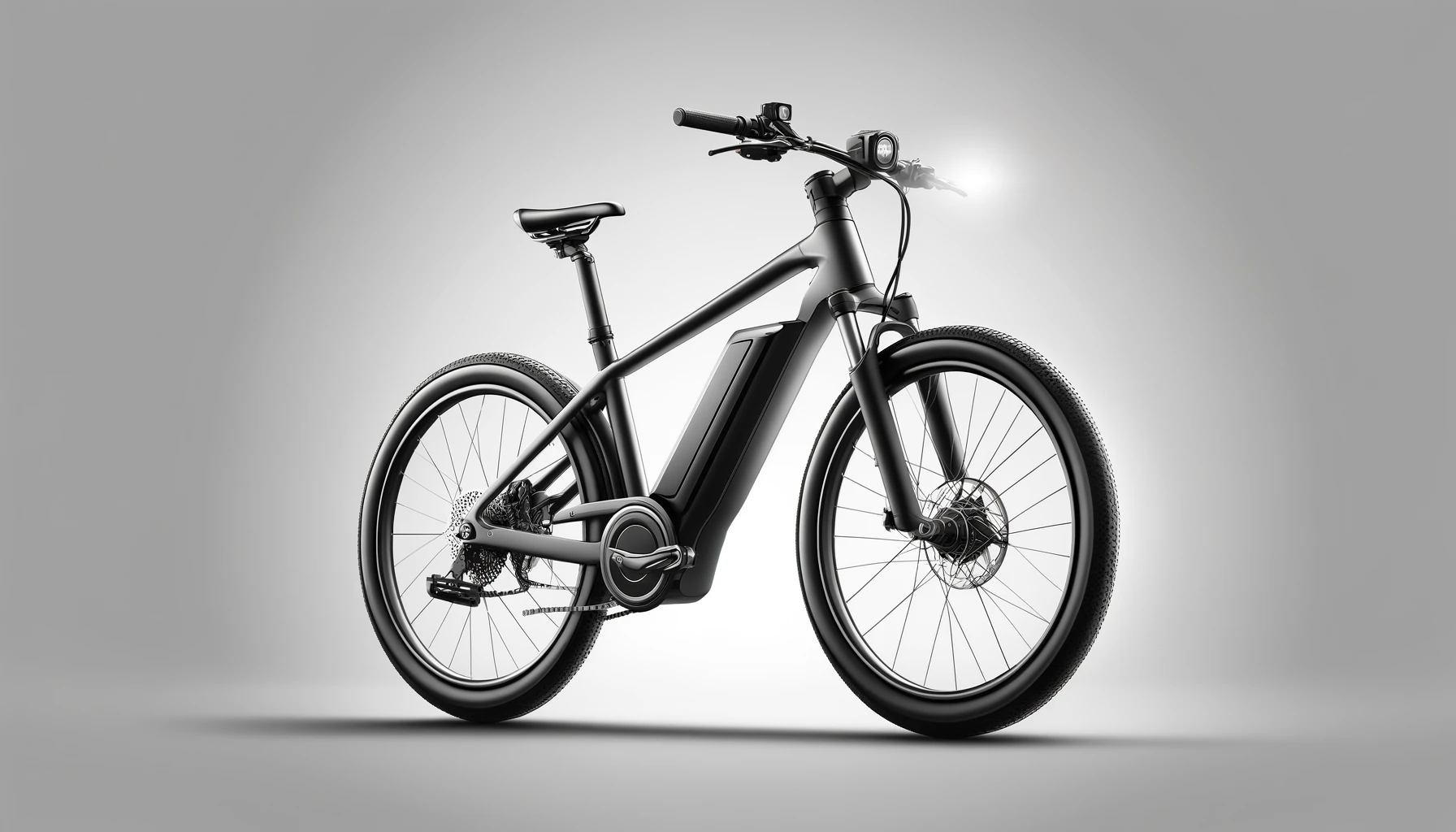 DALL·E-2024-04-03-15.08.32-Create-a-digital-image-of-a-sleek-modern-electric-bicycle.-The-bike-should-be-depicted-in-side-view-to-highlight-its-design-and-features.-It-has-a-so