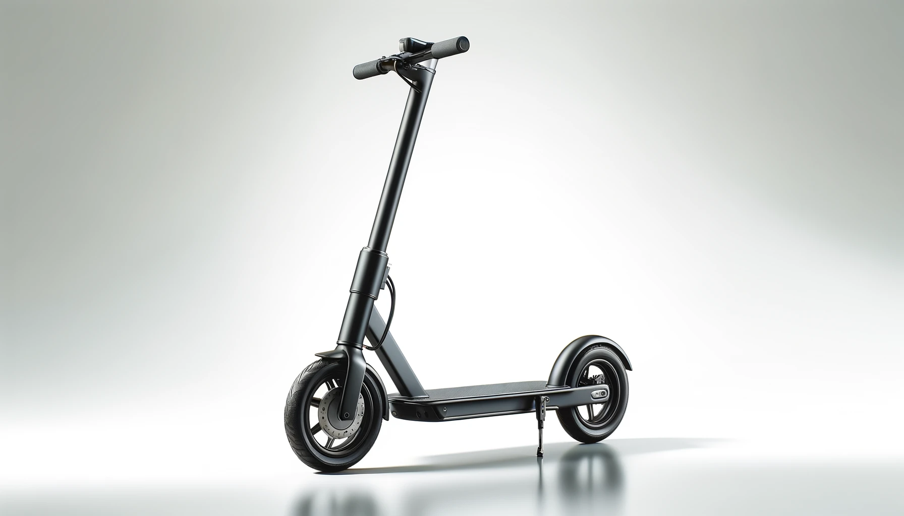 DALL·E-2024-04-08-12.02.10-A-high-resolution-image-of-a-modern-electric-scooter-with-a-sleek-black-design.-The-scooter-features-a-sturdy-frame-a-wide-footboard-and-durable-whe
