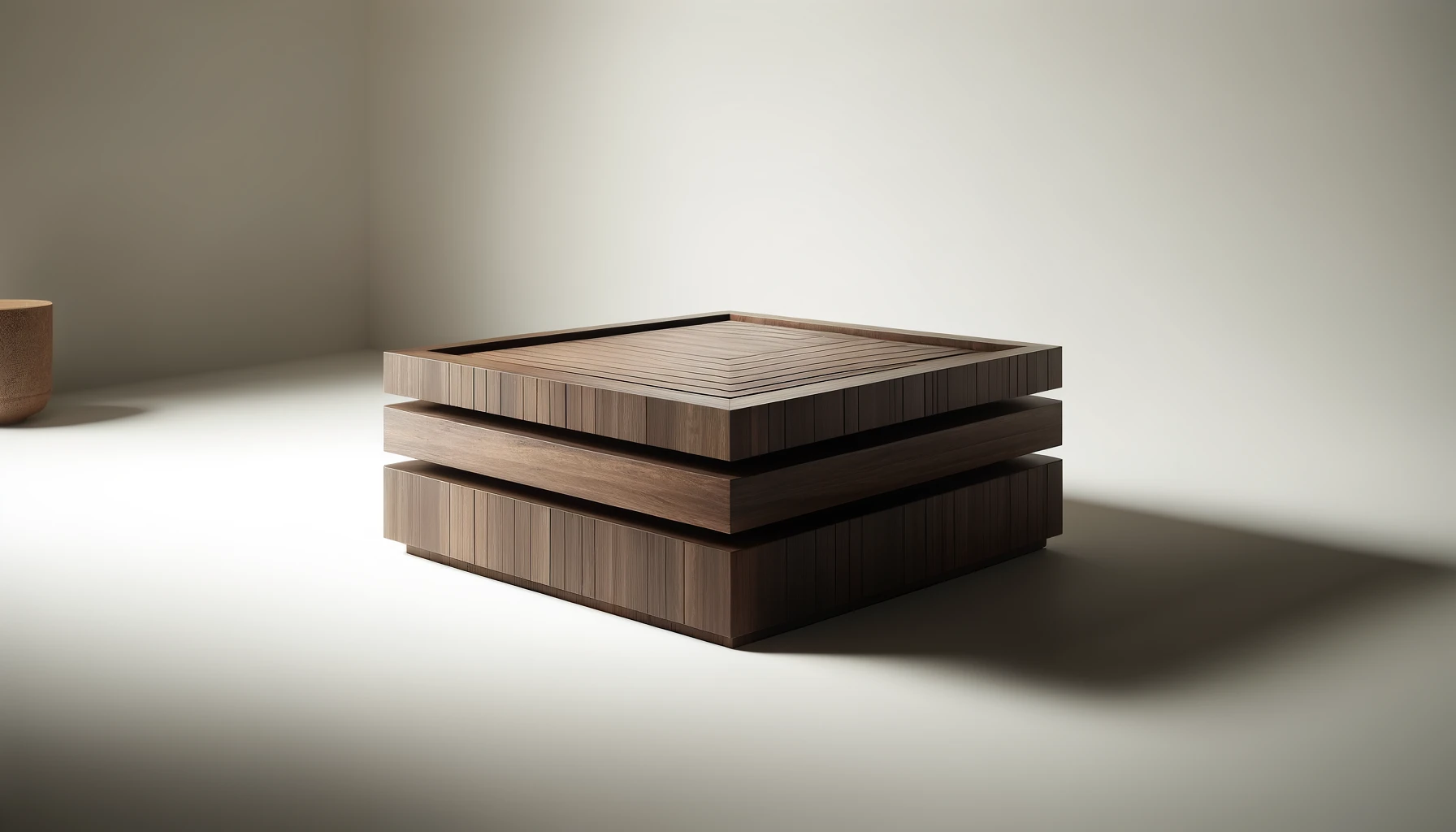 DALL·E-2024-04-19-12.10.54-A-minimalist-square-coffee-table-made-of-dark-brown-solid-mango-wood.-The-design-is-contemporary-with-a-solid-block-appearance-featuring-subtle-lines