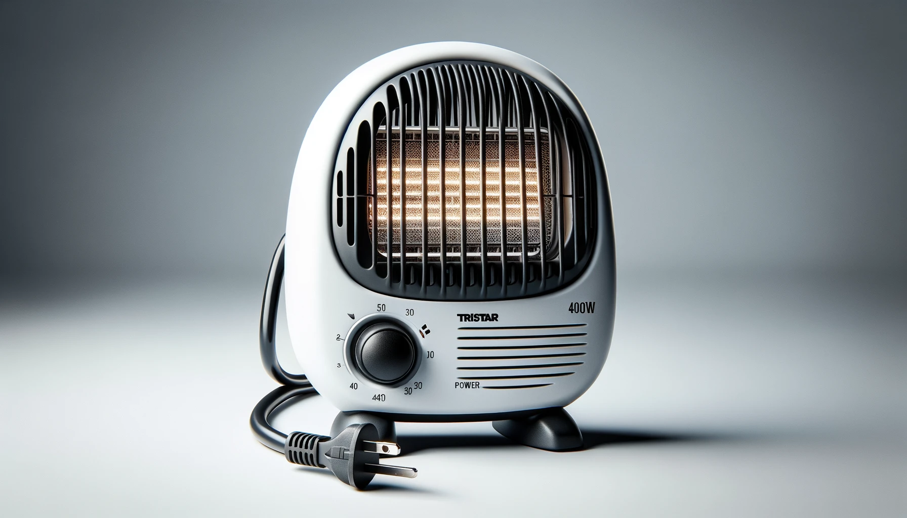 DALL·E-2024-04-19-13.20.06-A-compact-plug-in-ceramic-heater-by-Tristar-model-KA-5084-with-a-power-of-400W.-The-body-of-the-heater-is-oval-shaped-and-predominantly-white-with-