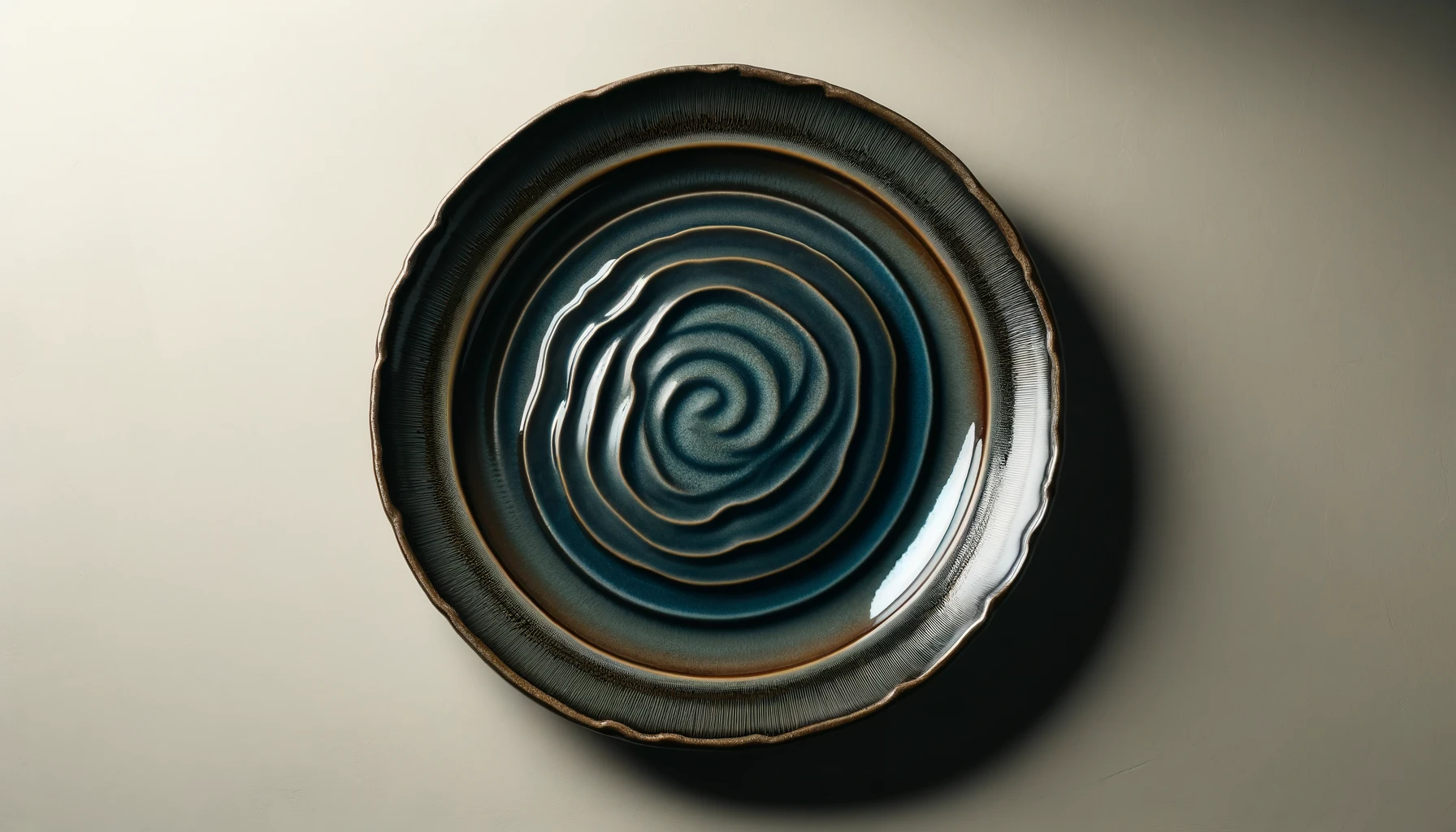 DALL·E-2024-04-29-16.39.46-Create-a-16_9-FullHD-image-of-a-set-of-two-ceramic-deep-plates-with-a-rustic-design.-The-top-view-should-show-the-plates-detailed-texture-and-color-g