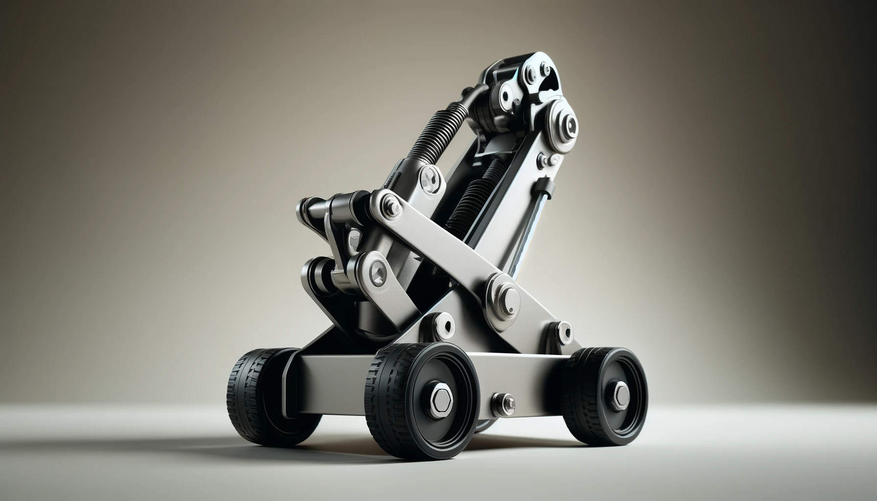 DALL·E-2024-04-30-19.58.09-A-hydraulic-garage-jack-typically-used-for-lifting-vehicles-during-maintenance.-The-jack-is-metallic-with-robust-components-featuring-a-main-steel-b