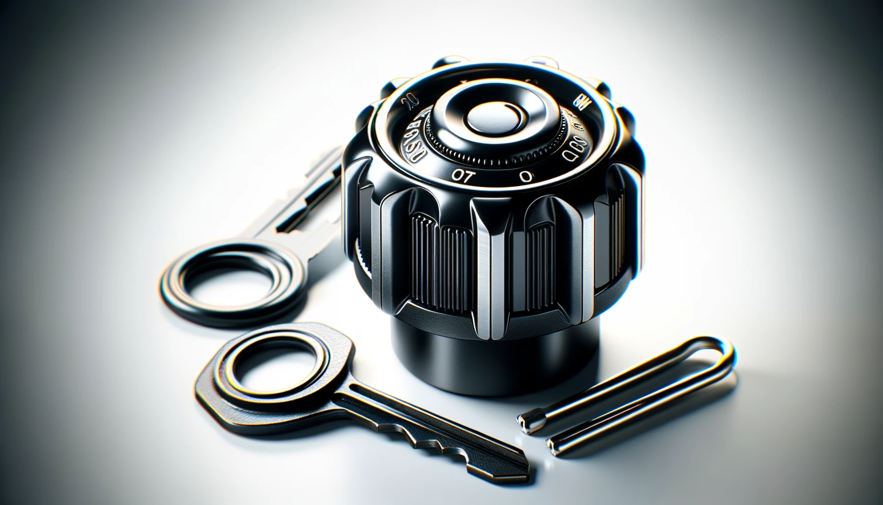 DALL·E-2024-04-30-20.11.04-Une-tete-de-bouton-de-reglage-de-moto-en-metal-noir-de-forme-arrondie-avec-des-encoches-pour-une-meilleure-prehension-et-un-logo-en-forme-de-bouclier