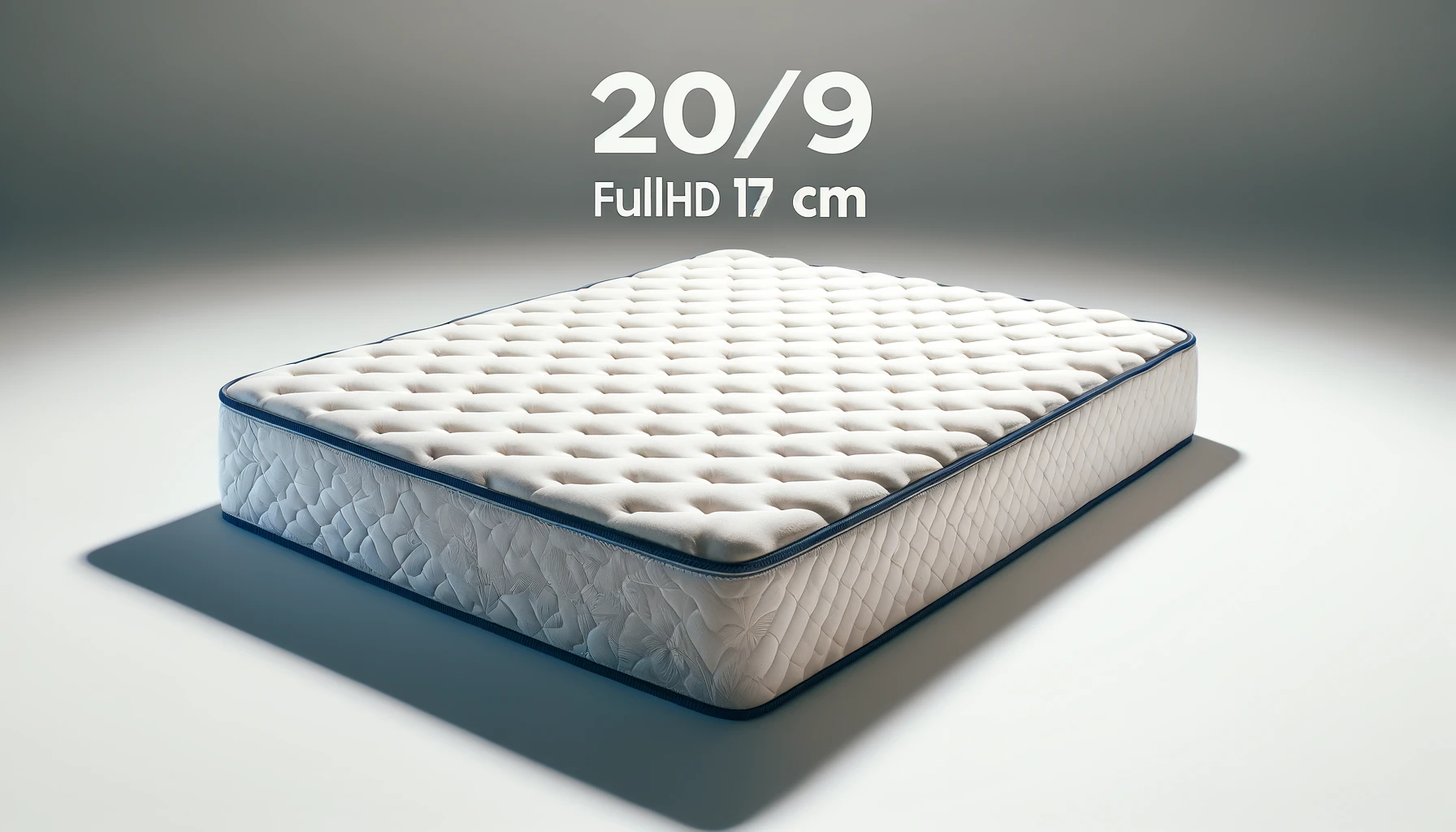 DALL·E-2024-05-03-11.39.15-Create-a-16_9-FullHD-image-of-a-memory-foam-mattress-measuring-200-x-90-x-17-cm.-The-mattress-should-have-a-quilted-top-pattern-and-a-distinctive-blue