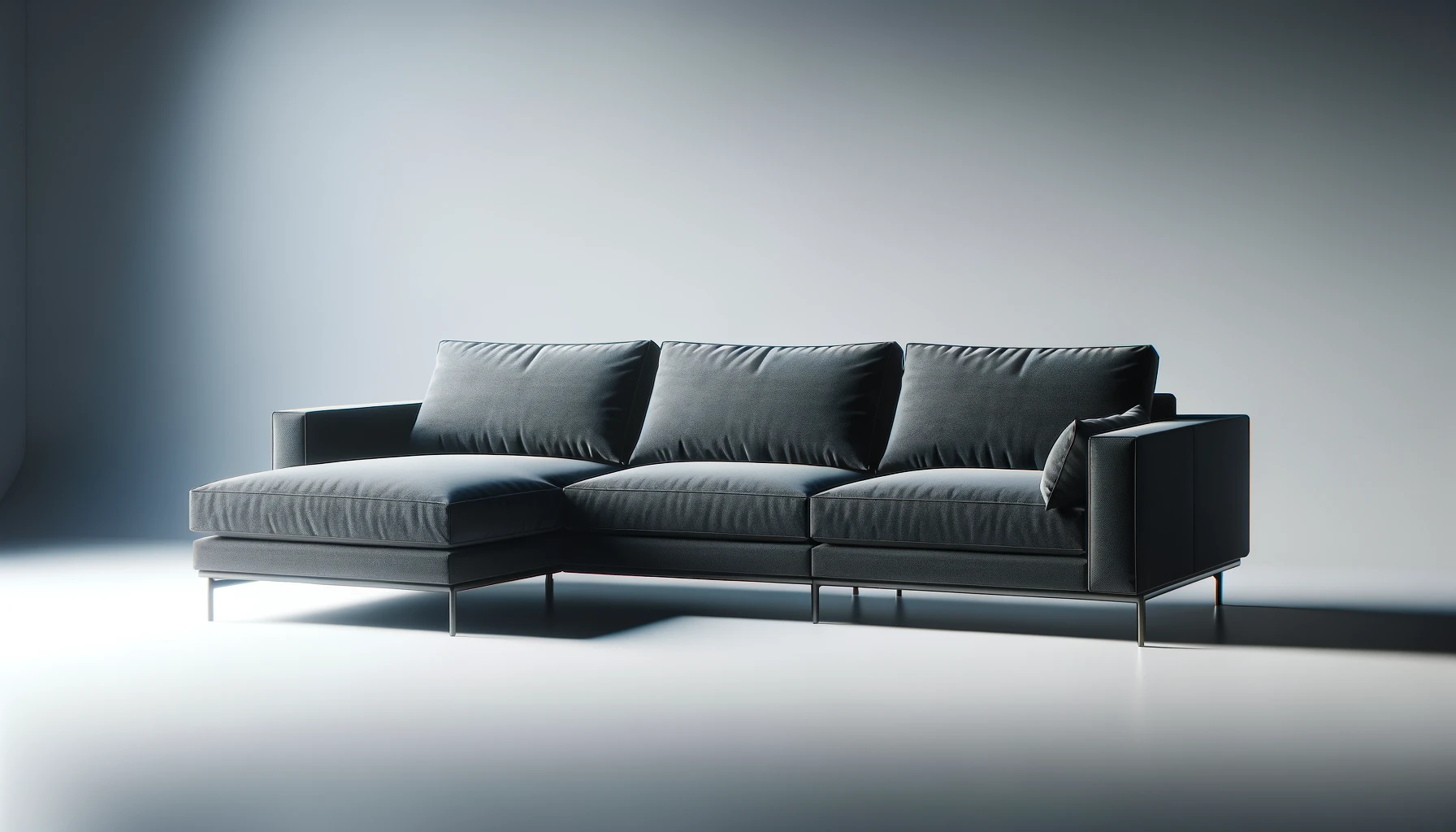 DALL·E-2024-05-08-13.59.10-A-dark-gray-sectional-sofa-with-an-extended-chaise-lounge-on-the-left.-The-sofa-has-sleek-simple-metallic-legs-and-is-placed-on-a-white-background-wi