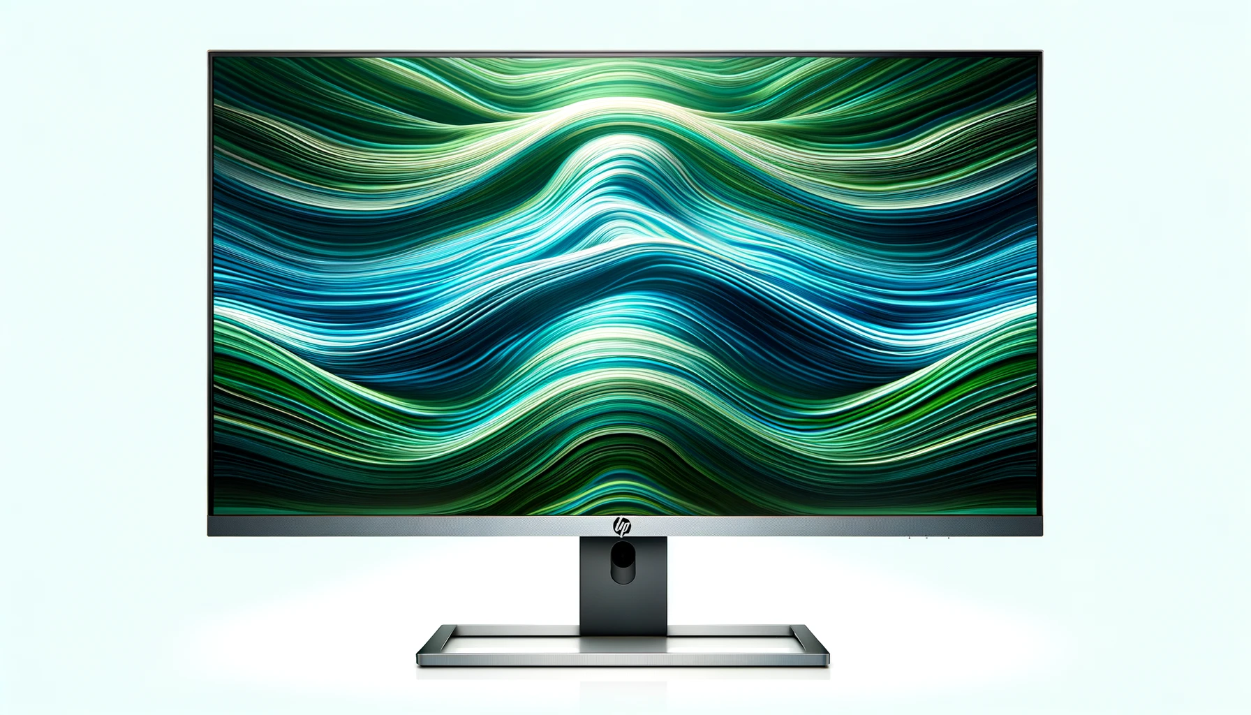 DALL·E-2024-06-11-17.09.35-Photograph-of-an-FHD-E27-G5-monitor-27-inches-Full-HD-resolution-with-a-thin-bezel-and-a-rectangular-metallic-stand.-The-HP-logo-is-visible-at-the-