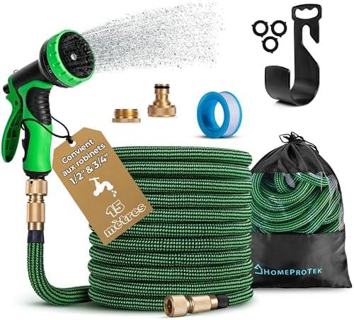 Découvrez l&rsquo;arme ultime pour arroser et nettoyer : 4 tuyaux extensibles à ne pas manquer !