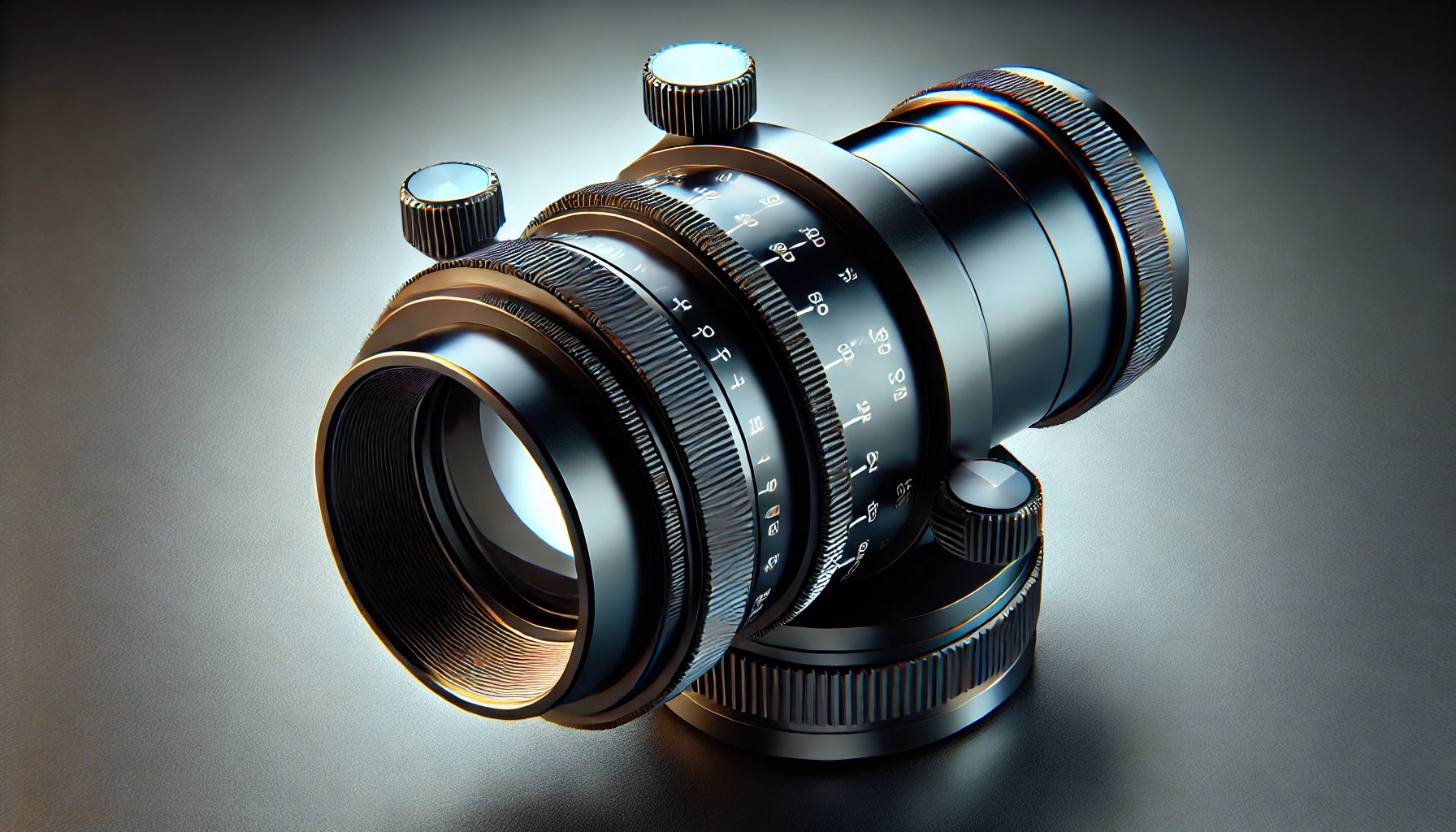 DALL·E 2025-02-06 13.59.48 - A 1.25-inch flip mirror camera adapter for refractor telescopes, designed to connect a DSLR camera while allowing direct visual observation through an