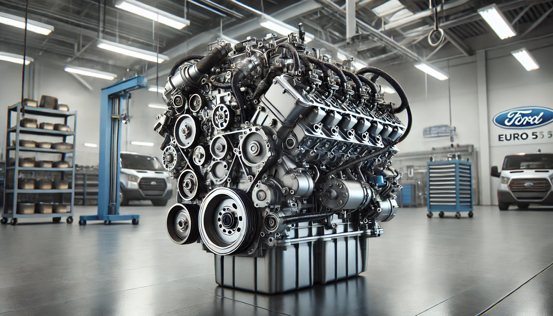 DALL·E-2025-02-11-17.30.17-A-high-quality-digital-rendering-of-a-fully-refurbished-engine-for-a-Ford-Transit-Euro-5-2011-2015-specifically-a-2.2-TDCi-diesel-engine-with-74-kW