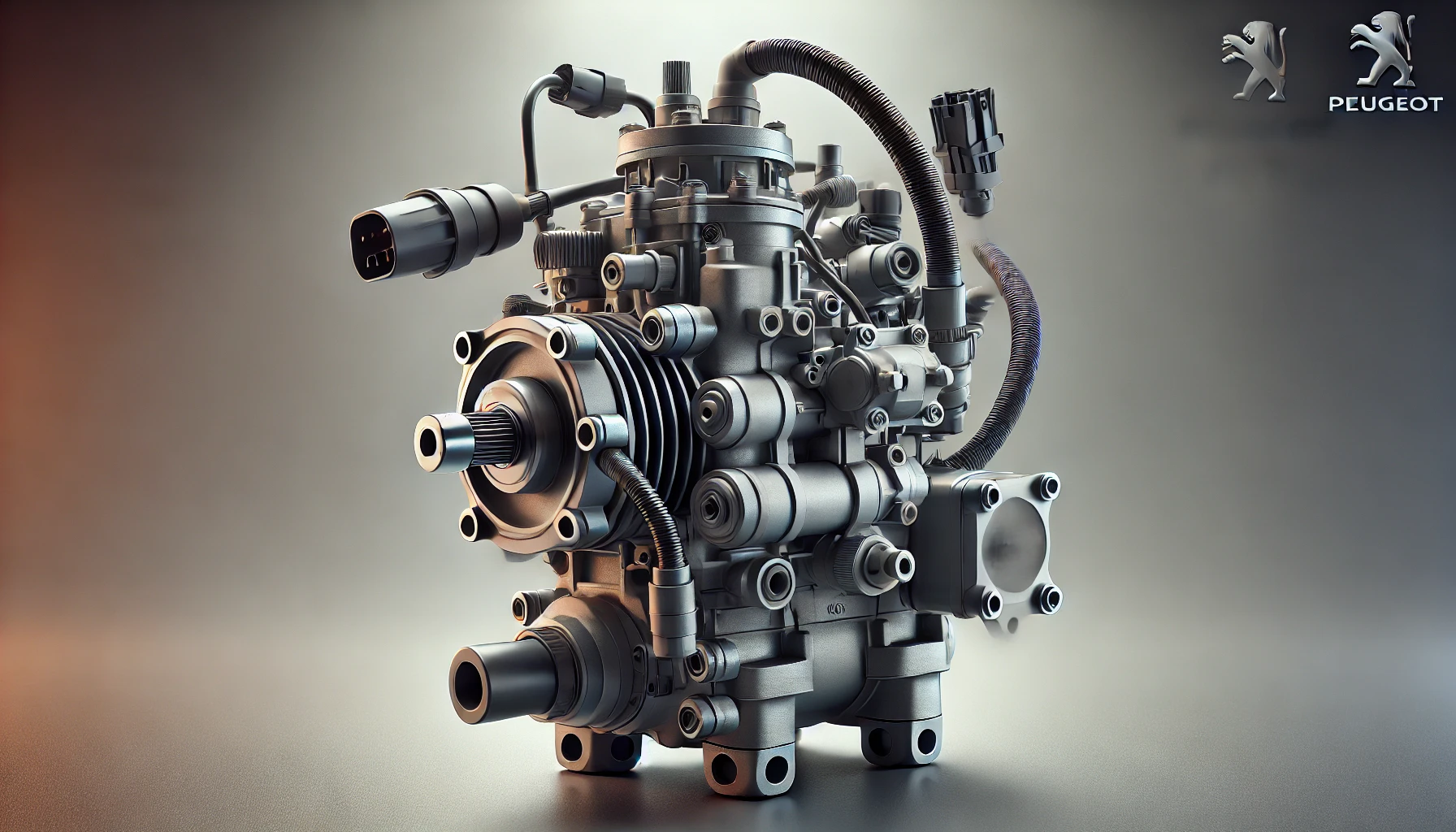 DALL·E-2025-02-11-17.32.17-A-high-quality-digital-rendering-of-a-power-steering-pump-compatible-with-Peugeot-407-407-Coupe-and-407-SW-models.-The-pump-is-electro-hydraulic-fe