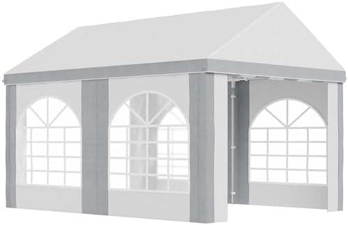 Protégez-vous du soleil en beauté avec cette surprenante Tente Outsunny 4x3m !
