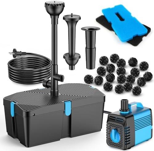 Découvrez ces 4 kits de fontaine & filtre pour étang, pimpants et écologiques!