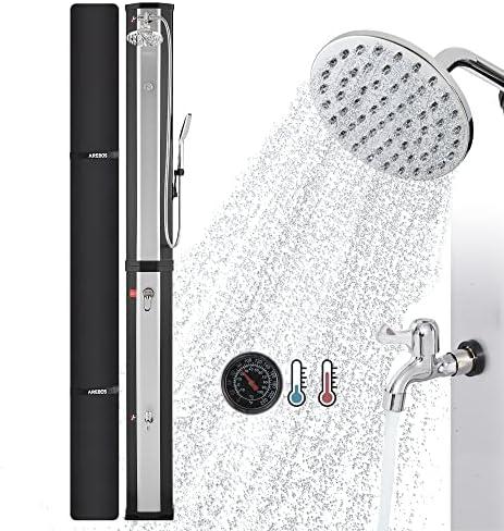 Découvrez les AREBOS Solar Shower : l'innovation ultime pour vos⁣ douches ⁢en​ plein air ⁣!