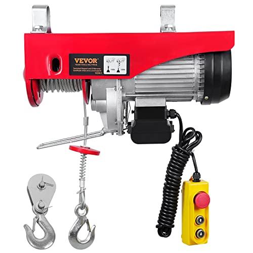 Découvrez les VEVOR incontournables: Treuil électrique 1000kg et Cric hydraulique 5T!