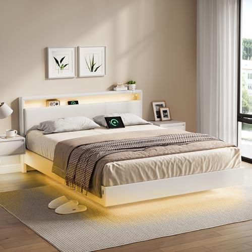 Découvrez le duo parfait : matelas hybride Hiepunos 160 x 200 cm et lit VASAGLE LED 160 x 200 cm !