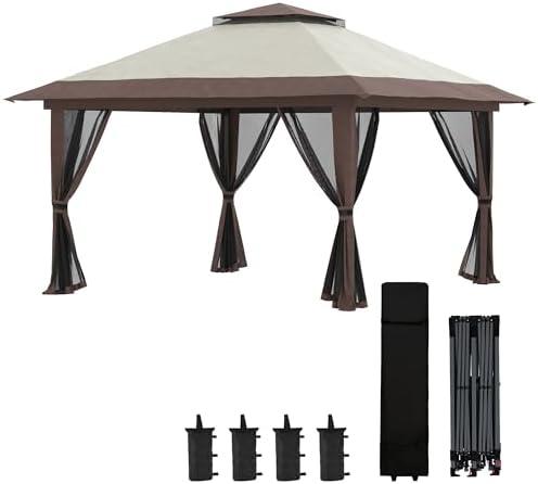Les indispensables de l&rsquo;été : Gazebo Outsunny et Parasol Purple Leaf pour profiter du soleil en toute sérénité 🌞🌿