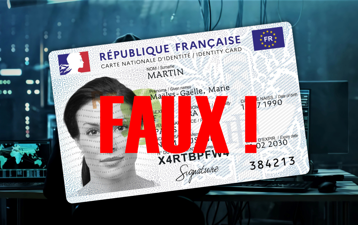 Opération démantelée de vente de fausses cartes d'identité par des pirates français sur le Dark Web